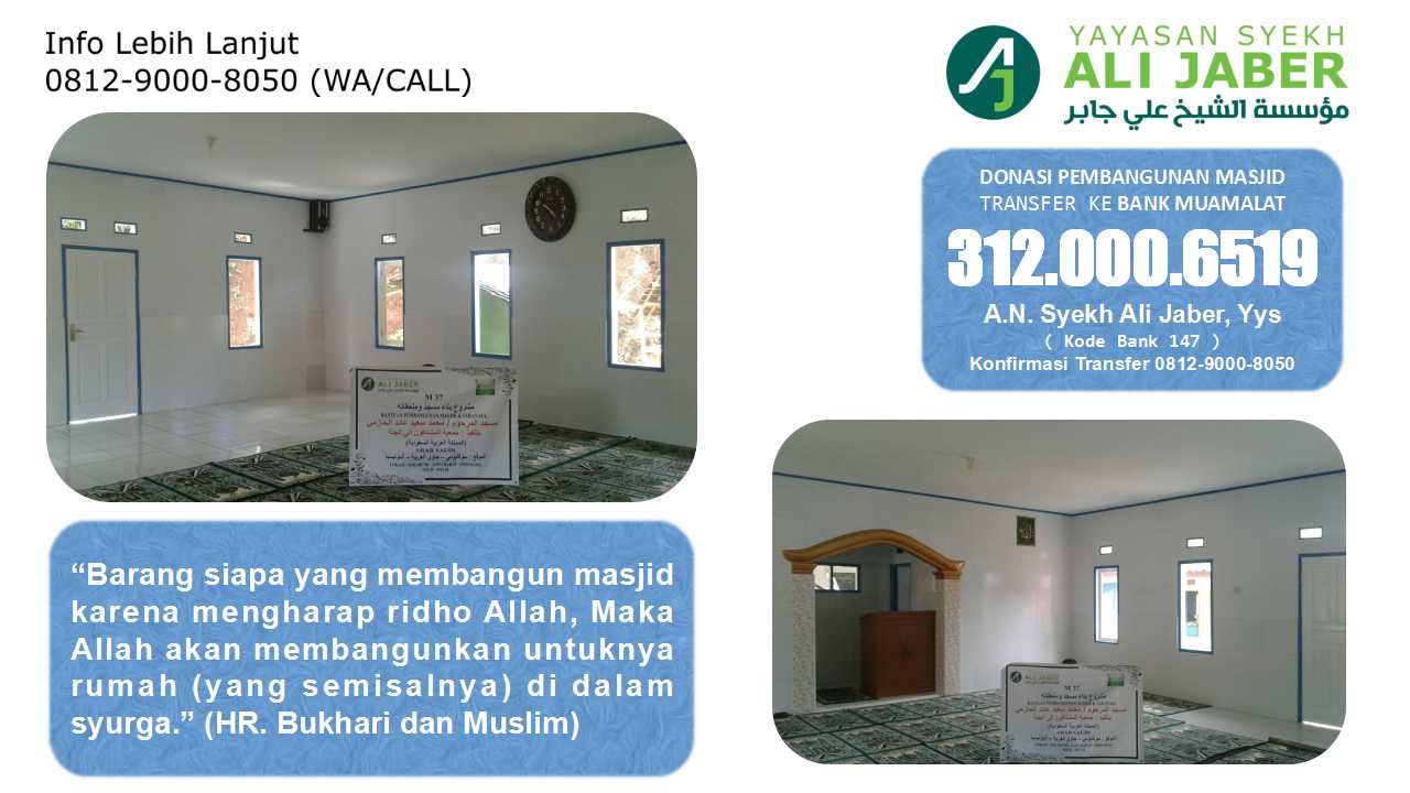Info 0812-9000-8050, Sedekah Ke Pembangunan Masjid, Infaq Di Masjid